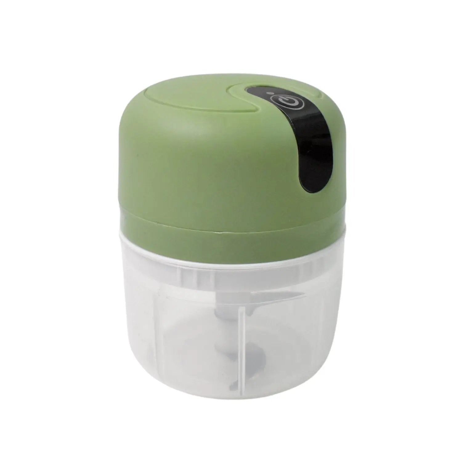 Wireless Usb Rechargeable Mini Electric Garlic Machine  Chopper 3 Blades (250ml) - Loopni